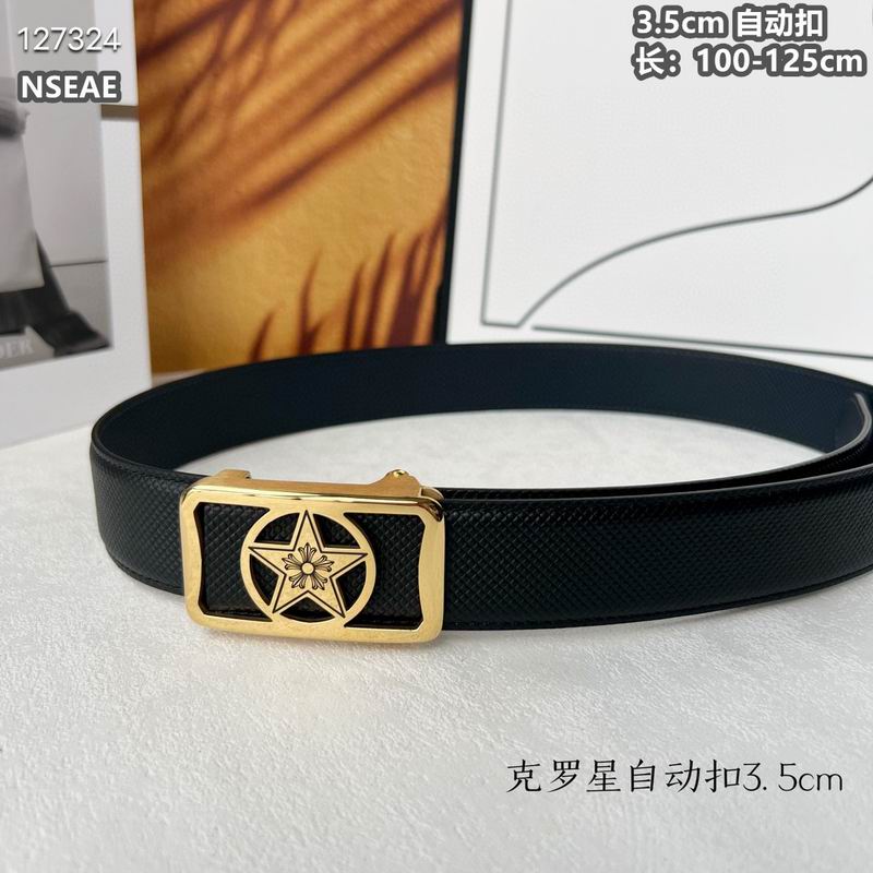 Chrome Hearts belt 35mmX100-125cm 8L04